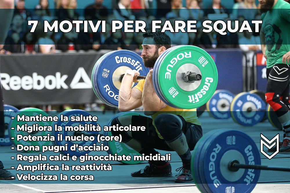 I 7 motivi per fare squat