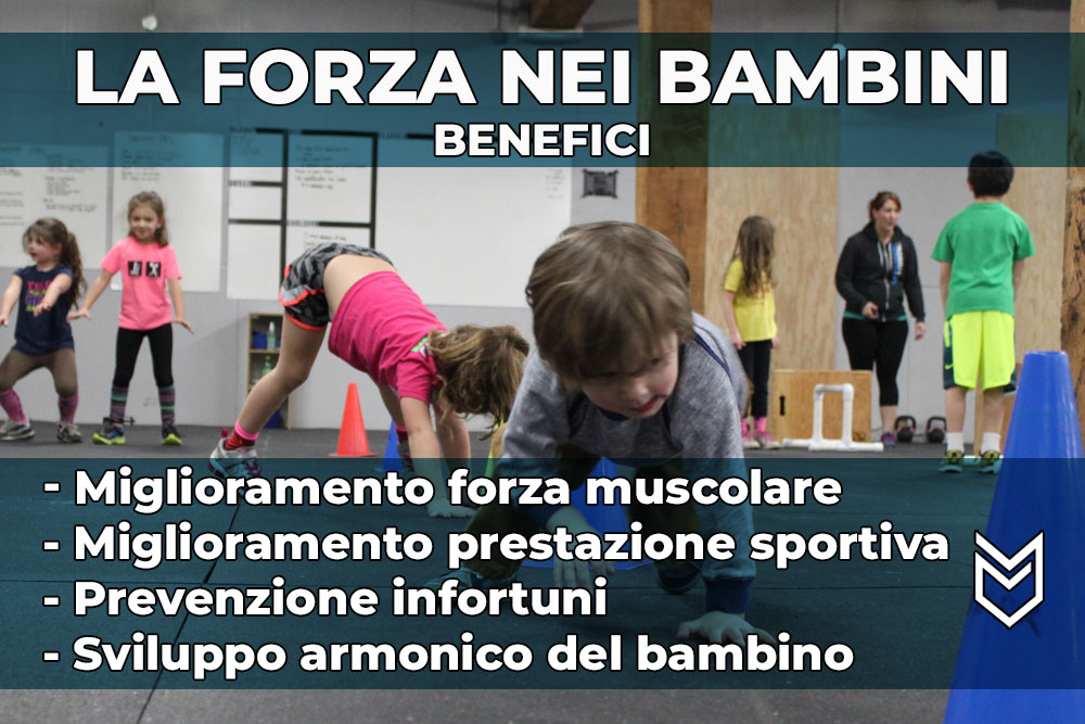 Benefici della forza nei bambini