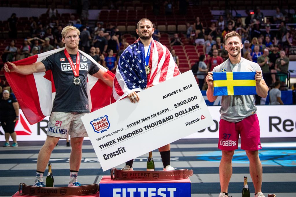 CrossFit Games 2018: il podio maschile