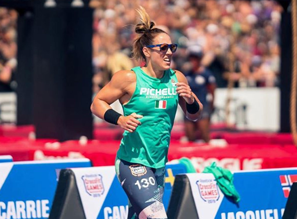 Alessandra Pichelli con il nostro tricolore sulla maglia