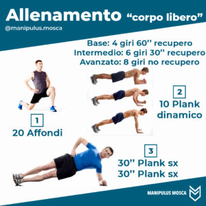 Allenamento a corpo libero 01