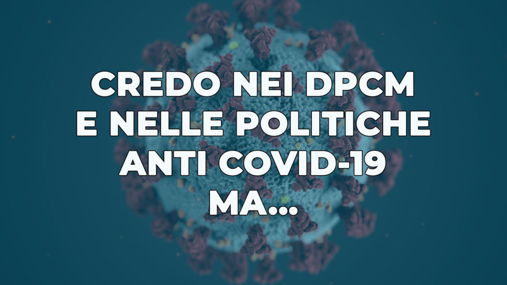 DPCM politiche anti Covid-19