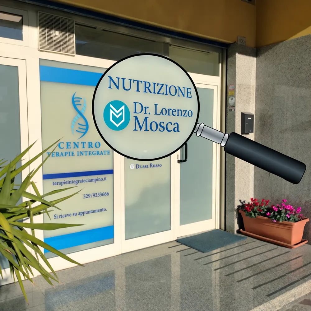 Ingresso dello studio di nutrizione in via Firenze 100 a Ciampino